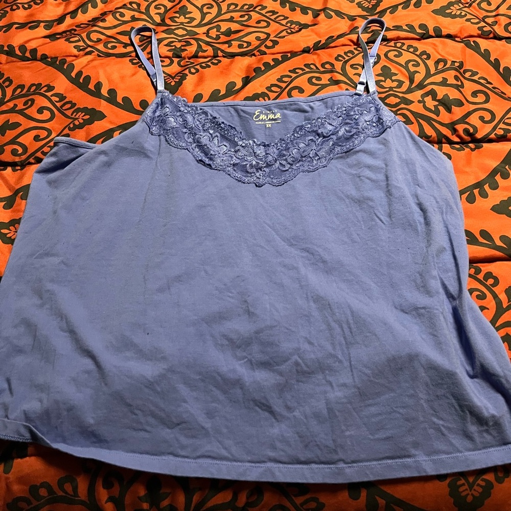 Lace tank top
